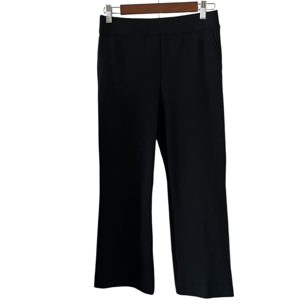 SPANX Perfect Fit Ponte Knit Kick Flare Pants In Black Size M